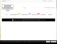 Tablet Screenshot of davidcharleschildrenswear.com